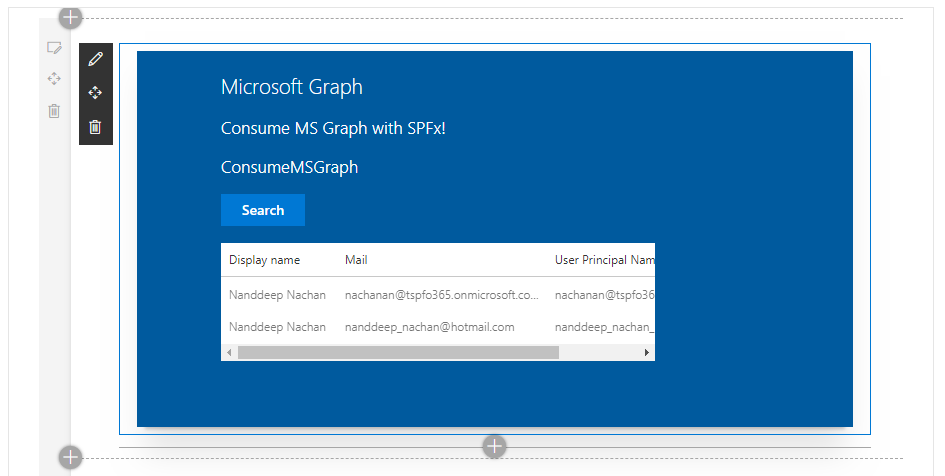 SharePoint Framework - Consume Microsoft Graph API using MSGraphClient