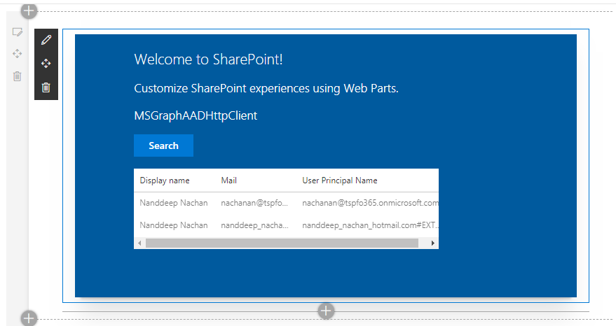 SharePoint Framework - Consume Microsoft Graph API using AadHttpClient