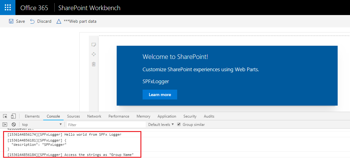 SharePoint Framework - Logging