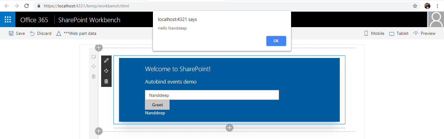 SharePoint Framework - React AutoBind Events