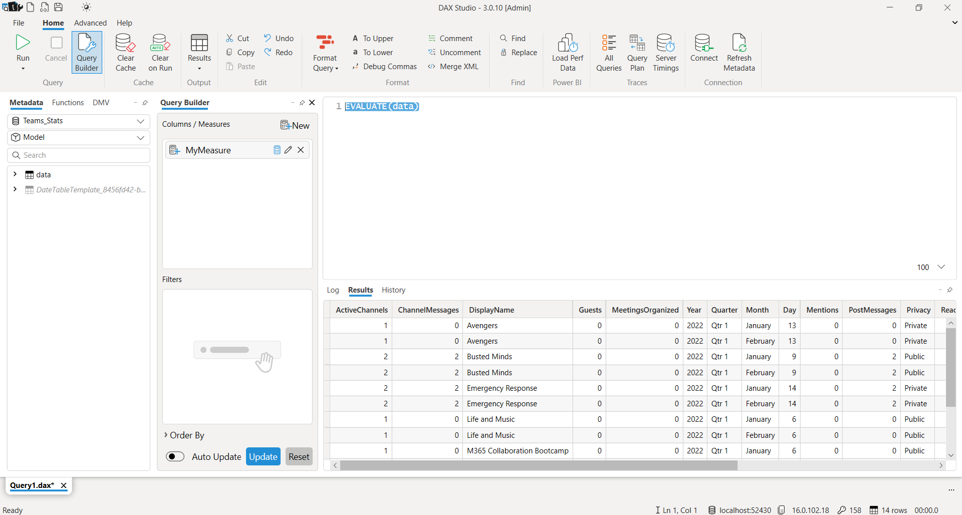 Downloading Power BI Table Data with PowerShell